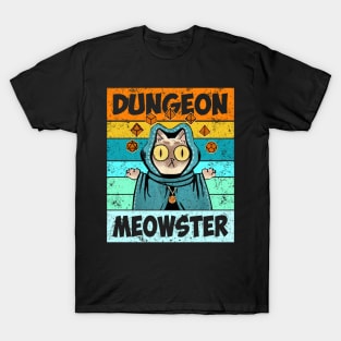 Dungeon Meowster Dragons and Cats Gifts for Men Women Kids T-Shirt